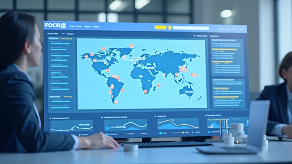 Interface d'administration d'un CDN montrant les statistiques de cache, les points de présence et les performances de livraison