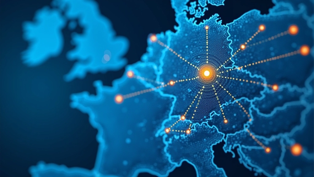 Carte de la région Benelux montrant les points de présence CDN en Belgique, Pays-Bas et Luxembourg avec latence en millisecondes
