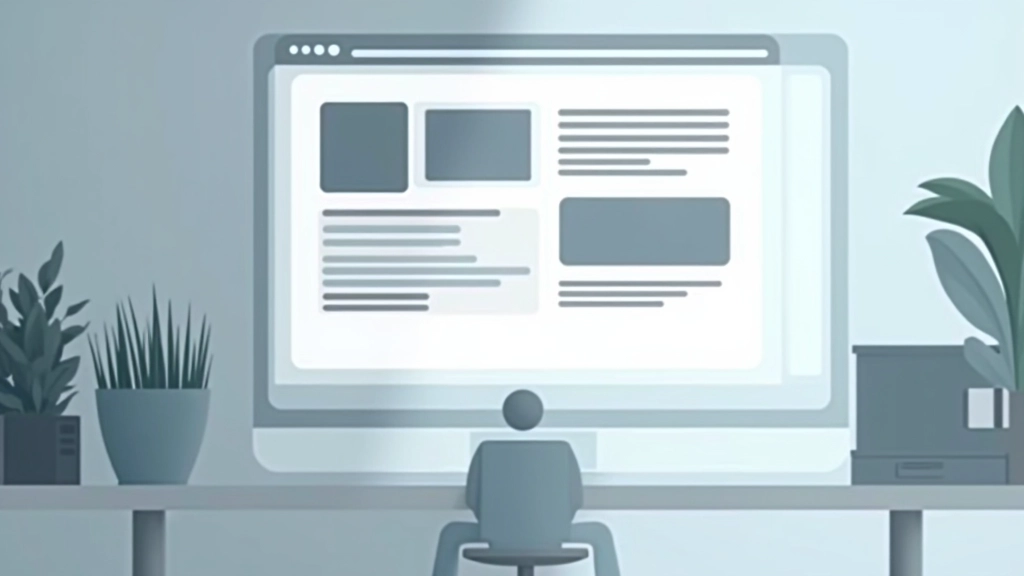 Capture d'écran d'une page web montrant le chargement progressif du contenu principal